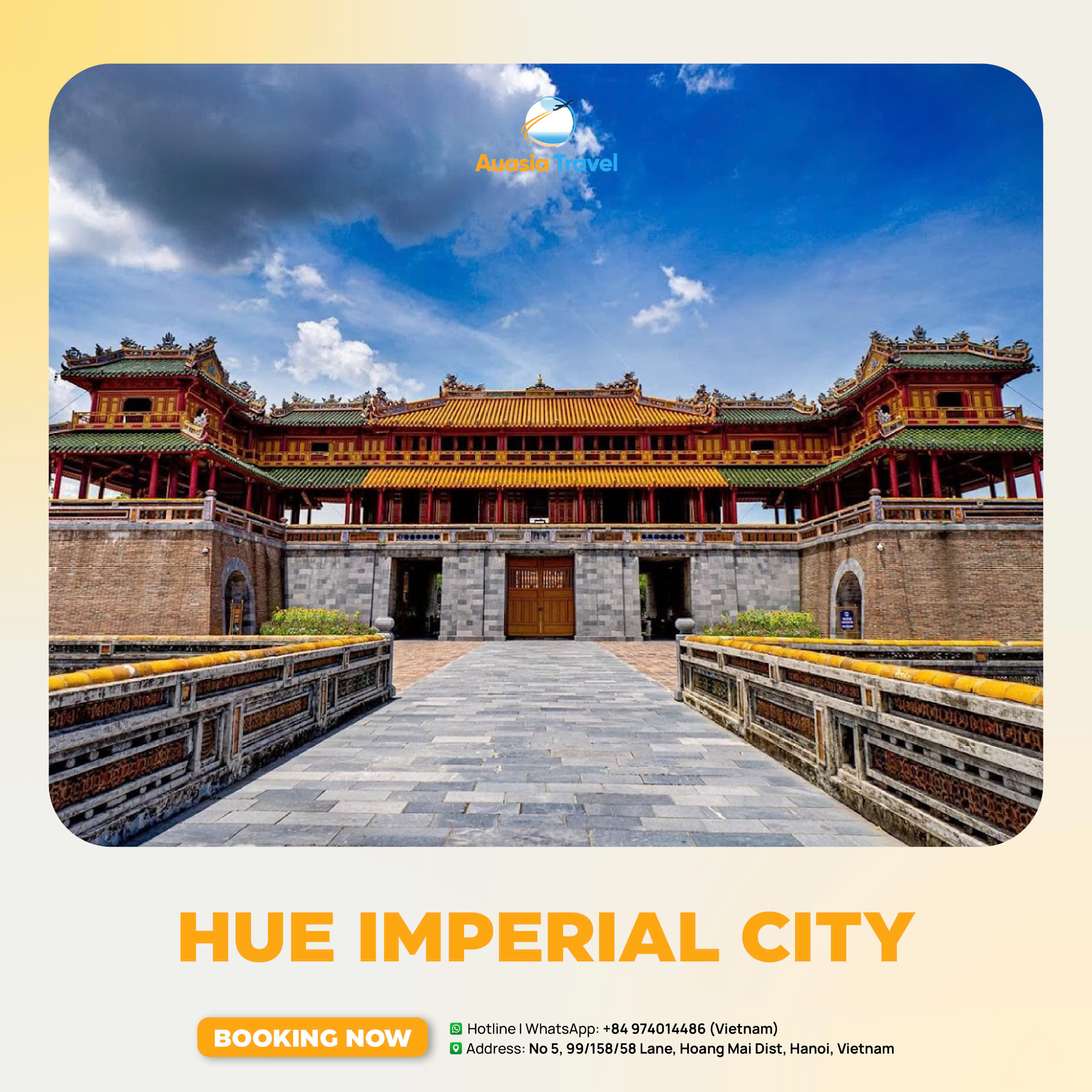 Day 8: Da Nang – Hue Imperial City Tour (B, L)